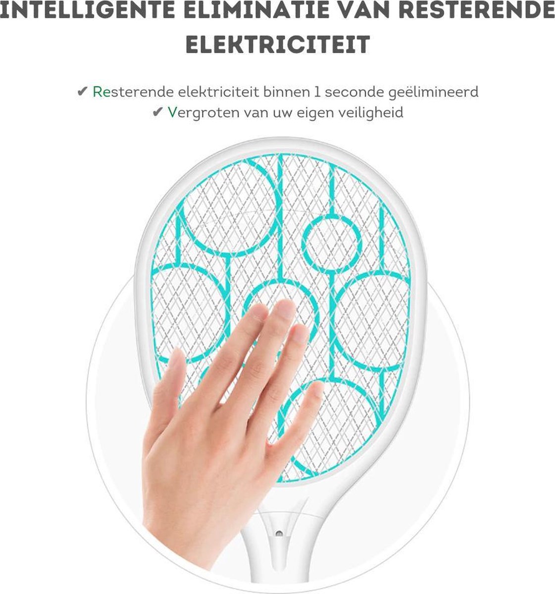 Elektrische Vliegenmepper USB oplaadbaar