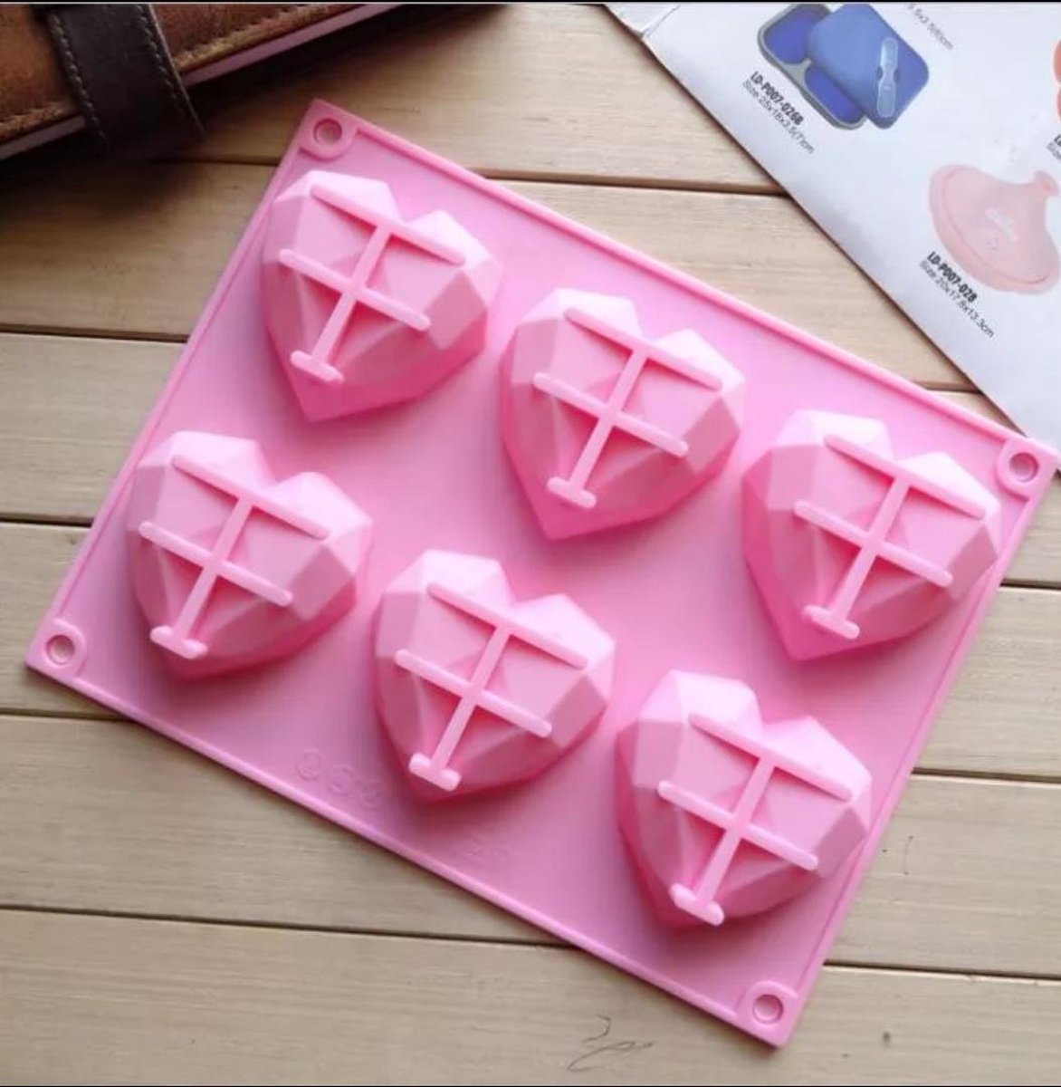 Siliconen mal harten, 3d bakvorm