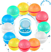 Herbruikbare waterballonnen zelfsluitend 6 stuks