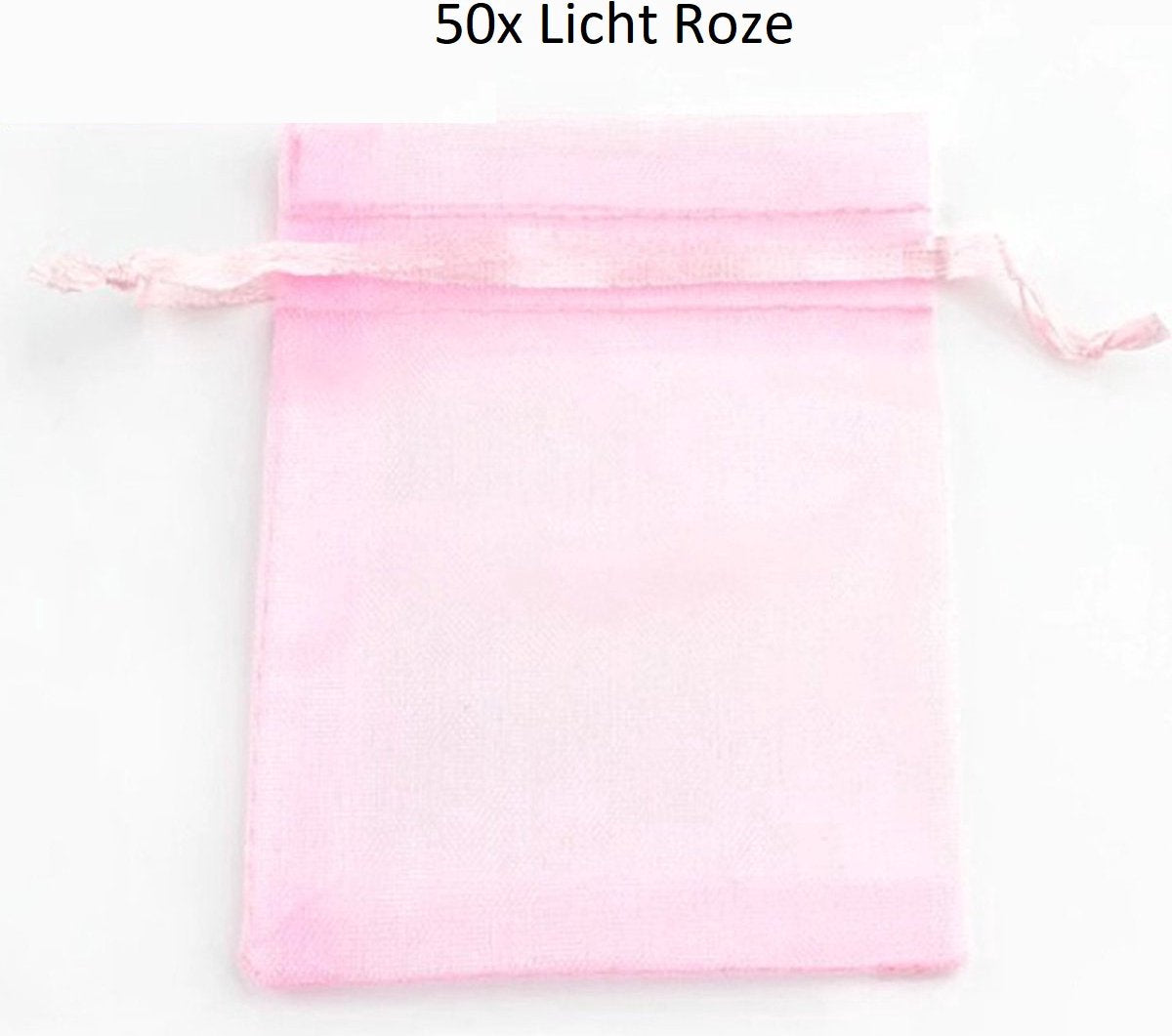 Luxe Kleine Organza Stof Zakjes roze
