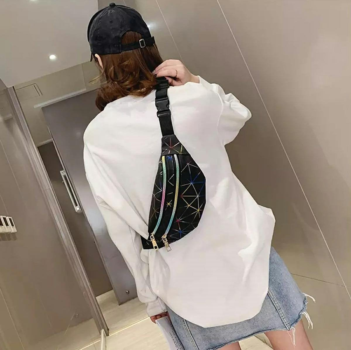Festival heuptasje/Fanny Pack Holografisch