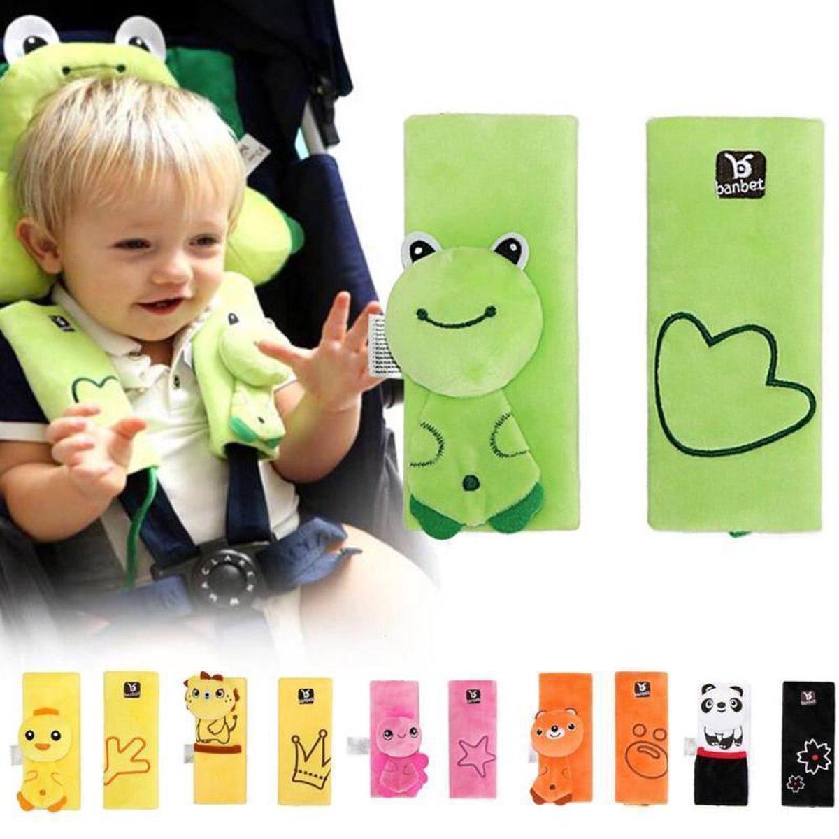 Autogordel covers baby en kinderstoel