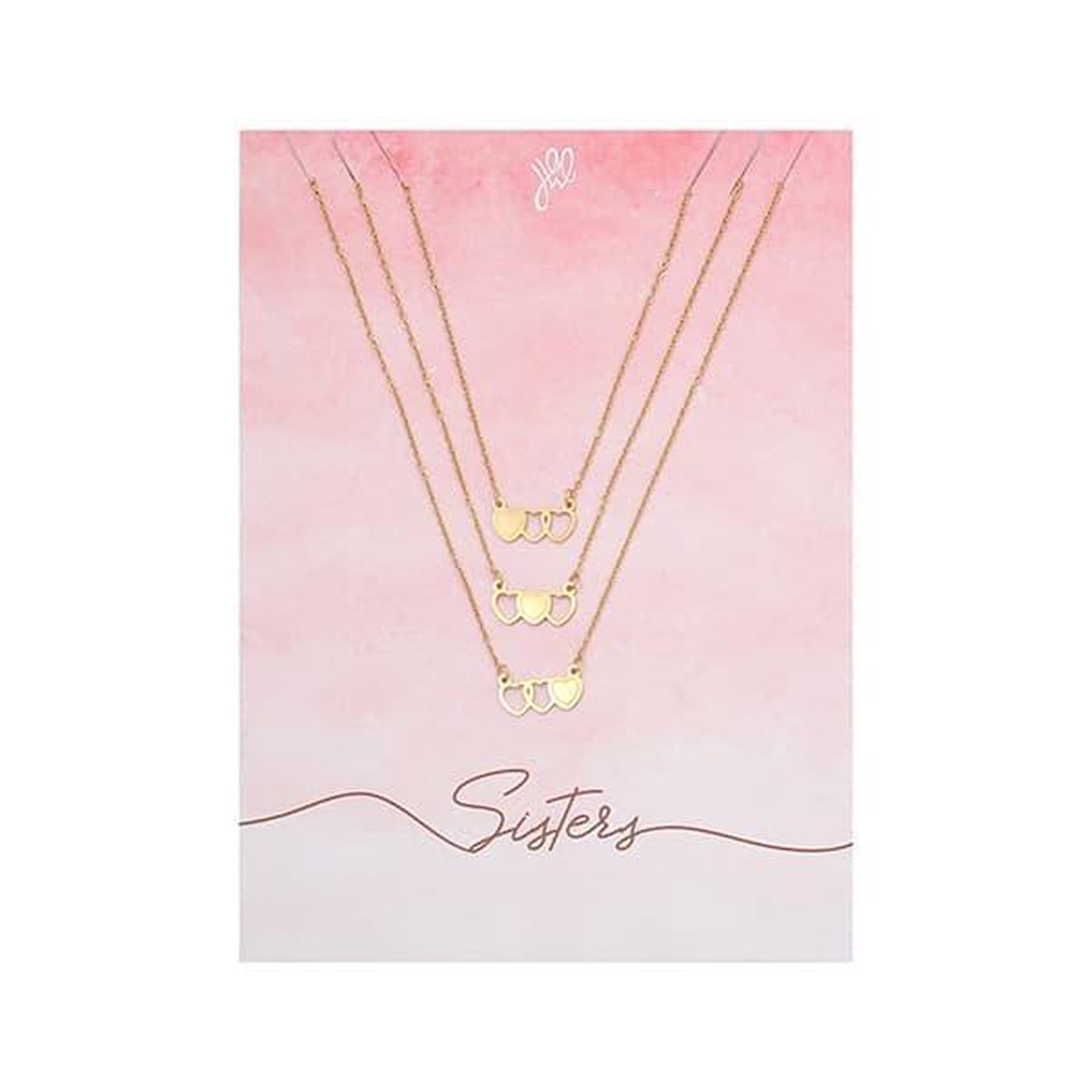Zussen/BFF ketting goudkleurig