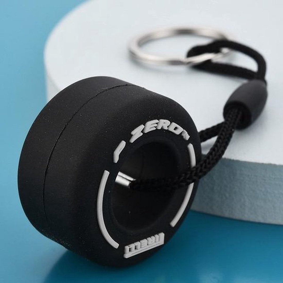 F1 Band Sleutelhanger Exclusief voor Fans | Witte Harde Band
