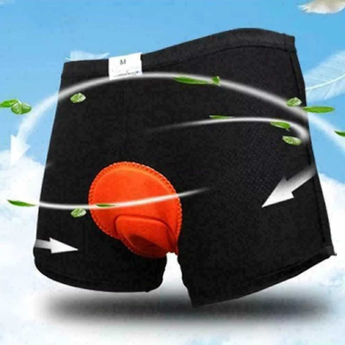 Fietsonderbroek Dames Heren met Gel maat L