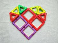 Magnetische bouwstenen Multicolor blokken tegels 25 delig