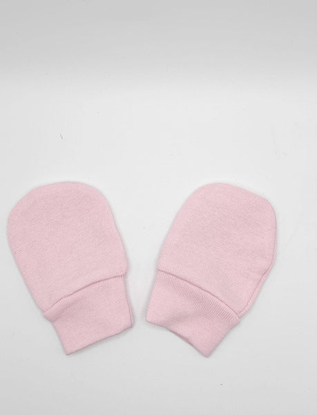 Baby krabwantjes baby handschoentjes roze | 0-2 maanden