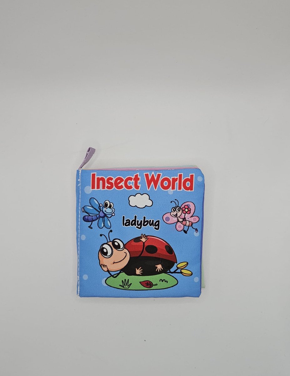 Babyboekje Knisperboekje insecten wereld baby