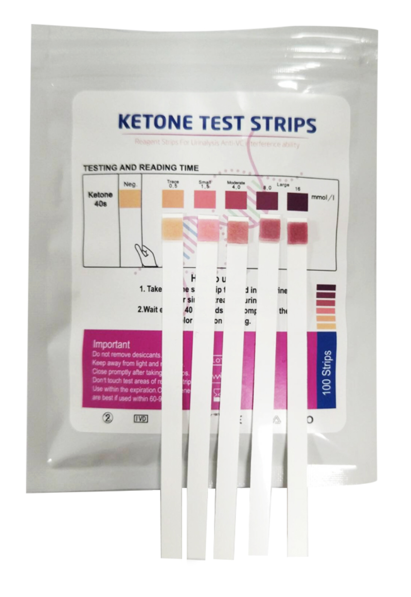 Ketosticks gebruiken om ketose te meten tijdens keto dieet