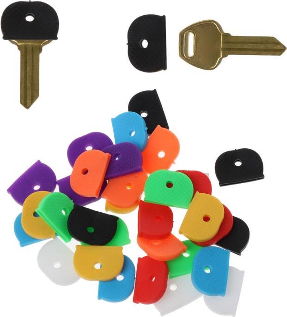 Sleutel Hoes - 32 stuks – Silicone Sleutelhoesjes - Sleutelbeschermers