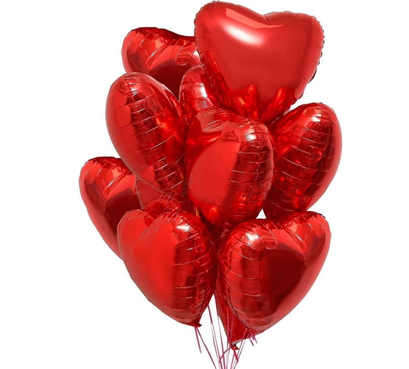 Hart Ballonnen Roodfolie 45 cm (10)