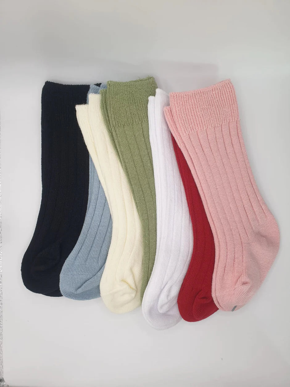 Baby kniekousen kaki groen baby