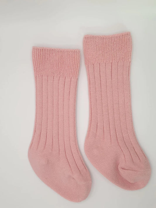 Baby kniekousen roze 0-12 maanden