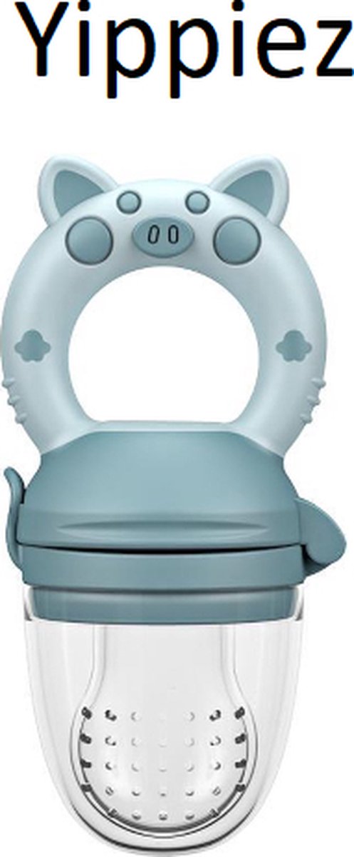 Yippiez - Babyfruitvoedingfopspeen - Geschikt voor baby's van 4 maanden en ouder - Babyfruit bijtring Fruitspeen - Fop Speen Speen