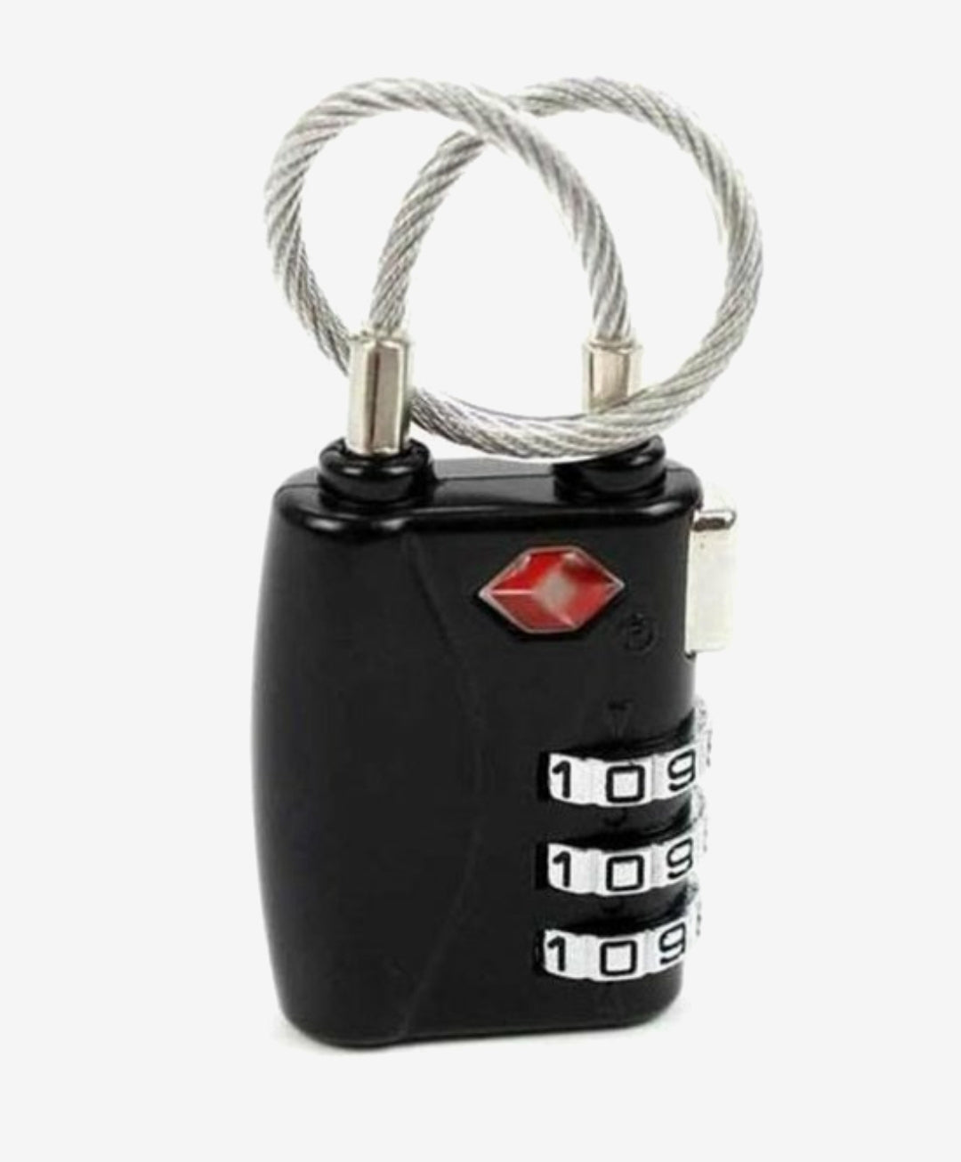 TSA Cijferslot 3 cijferig - 4 stuks - Koffersloten - Kofferslot - Bagageslot - Reisslot - Kabelslot - Hangslot - Bagageslotjes - Backpackslot - Mulitfunctioneel - Zwart
