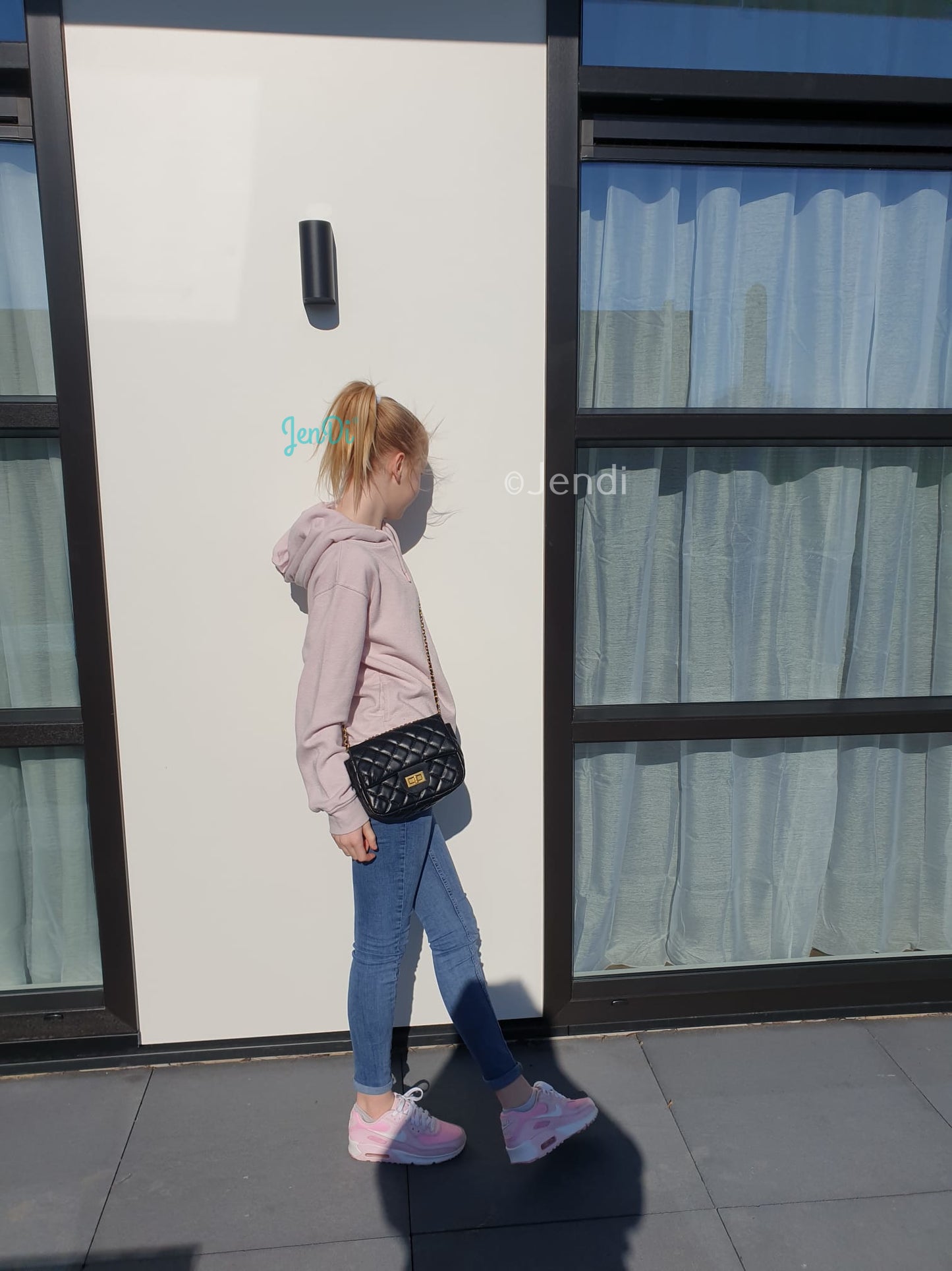 PU leren tas gestikt - kleine Schoudertas - crossbody tas Zwart - Festival - Mini - Summer - Zomer - Klein