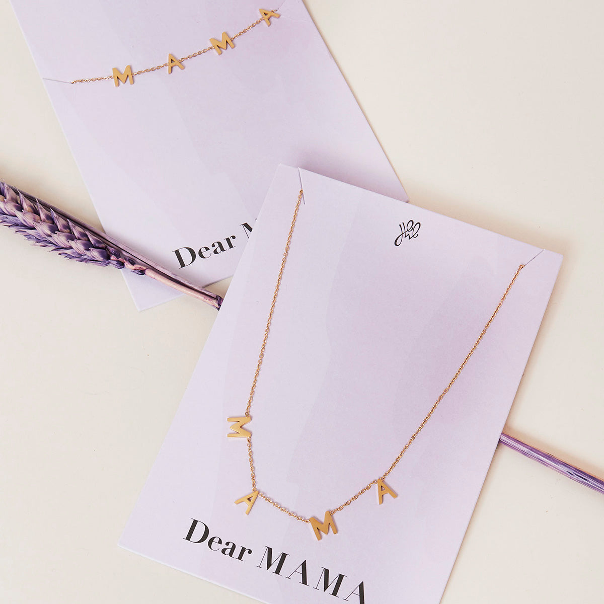Halsketting Mama goudkleurig ketting