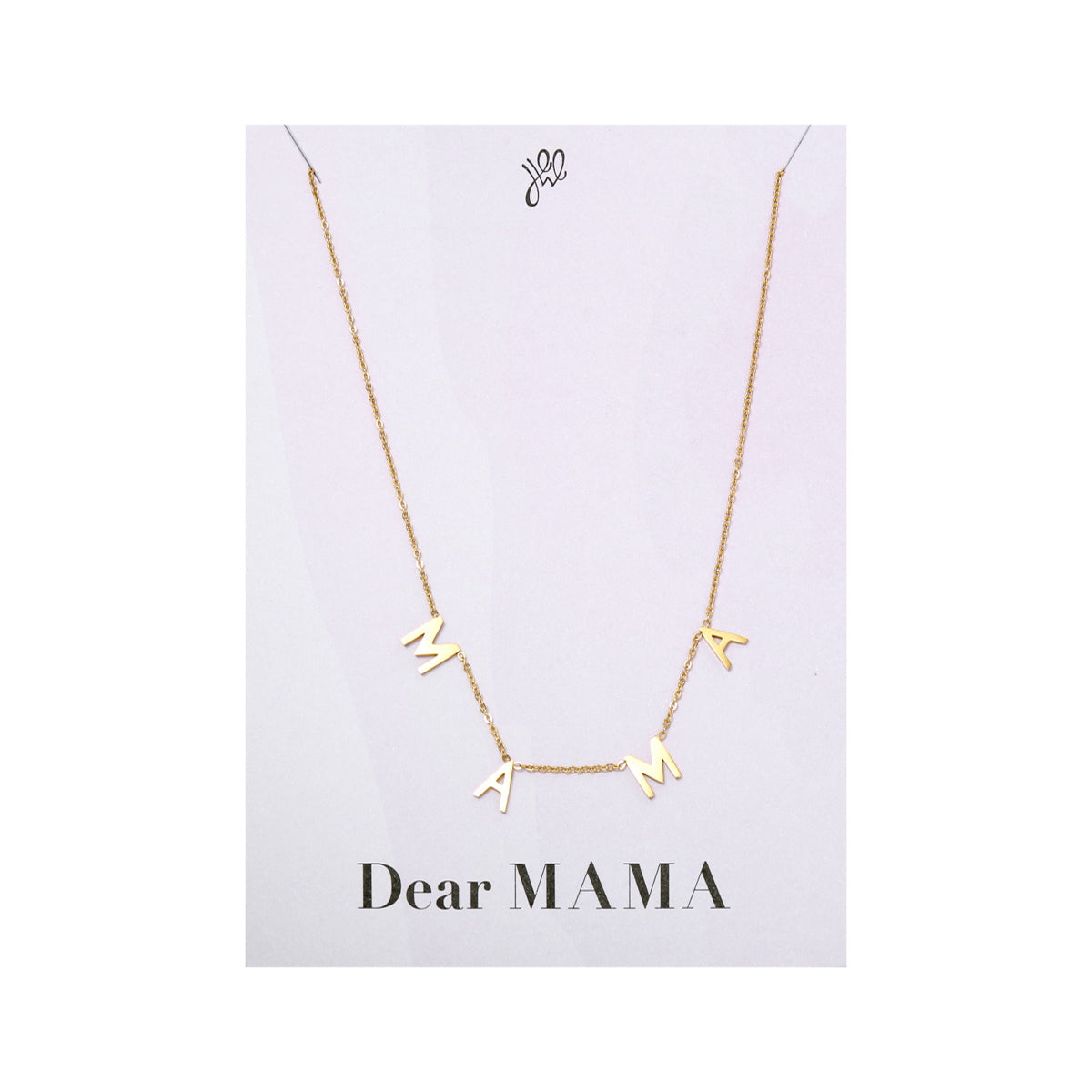 Halsketting Mama goudkleurig ketting