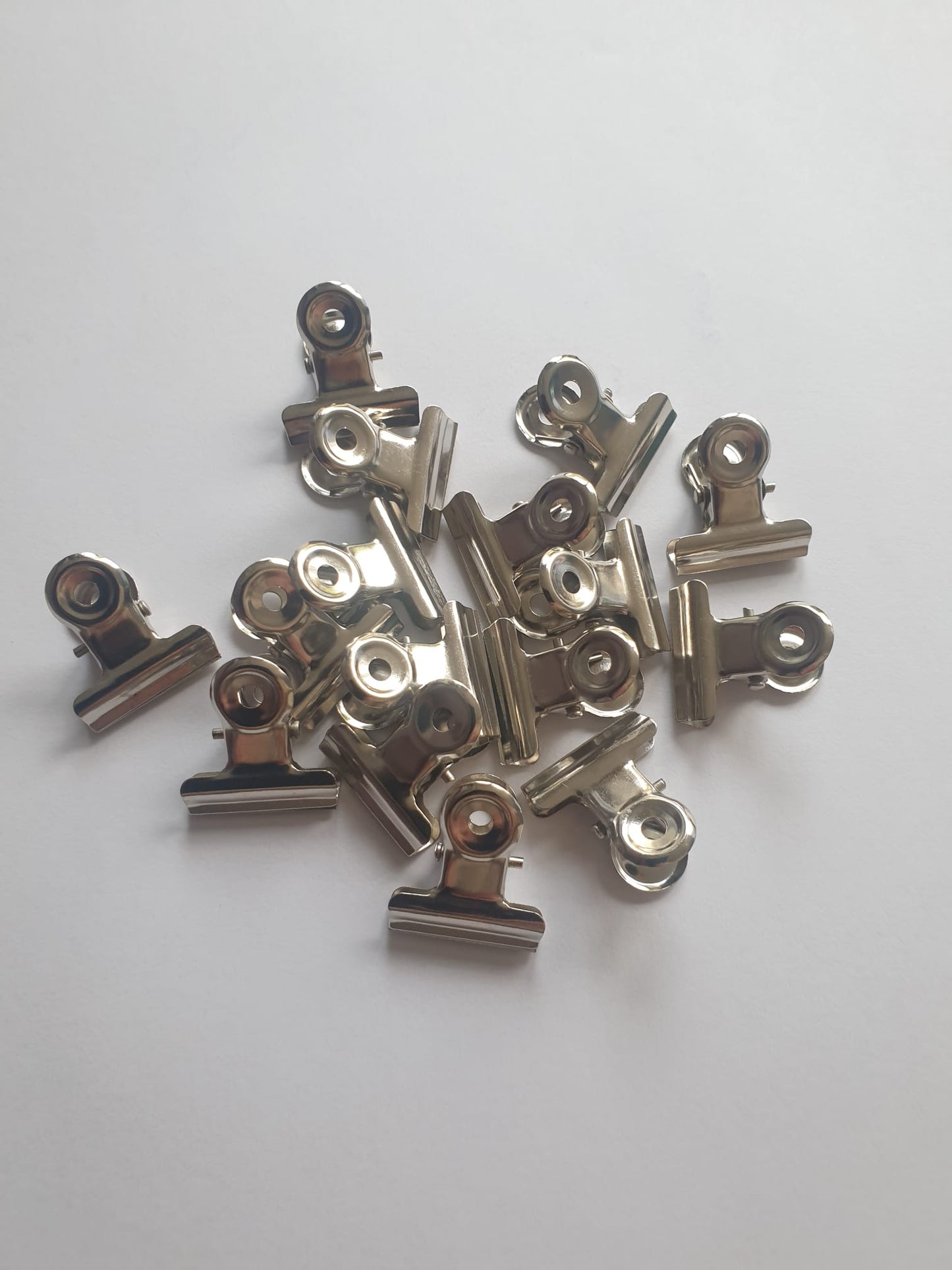 Wandrek miniclips (12) zwart, goud of zilverkleur