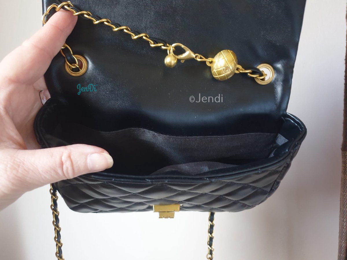 PU leren tas gestikt - kleine Schoudertas - crossbody tas Zwart - Festival - Mini - Summer - Zomer - Klein