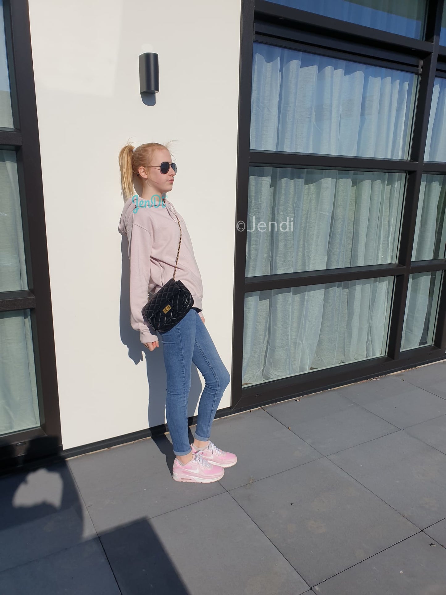 PU leren tas gestikt - kleine Schoudertas - crossbody tas Zwart - Festival - Mini - Summer - Zomer - Klein