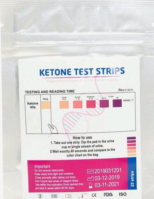 Keto Teststrips (100 stuks) – Ketosticks / Ketostrips voor Ketose