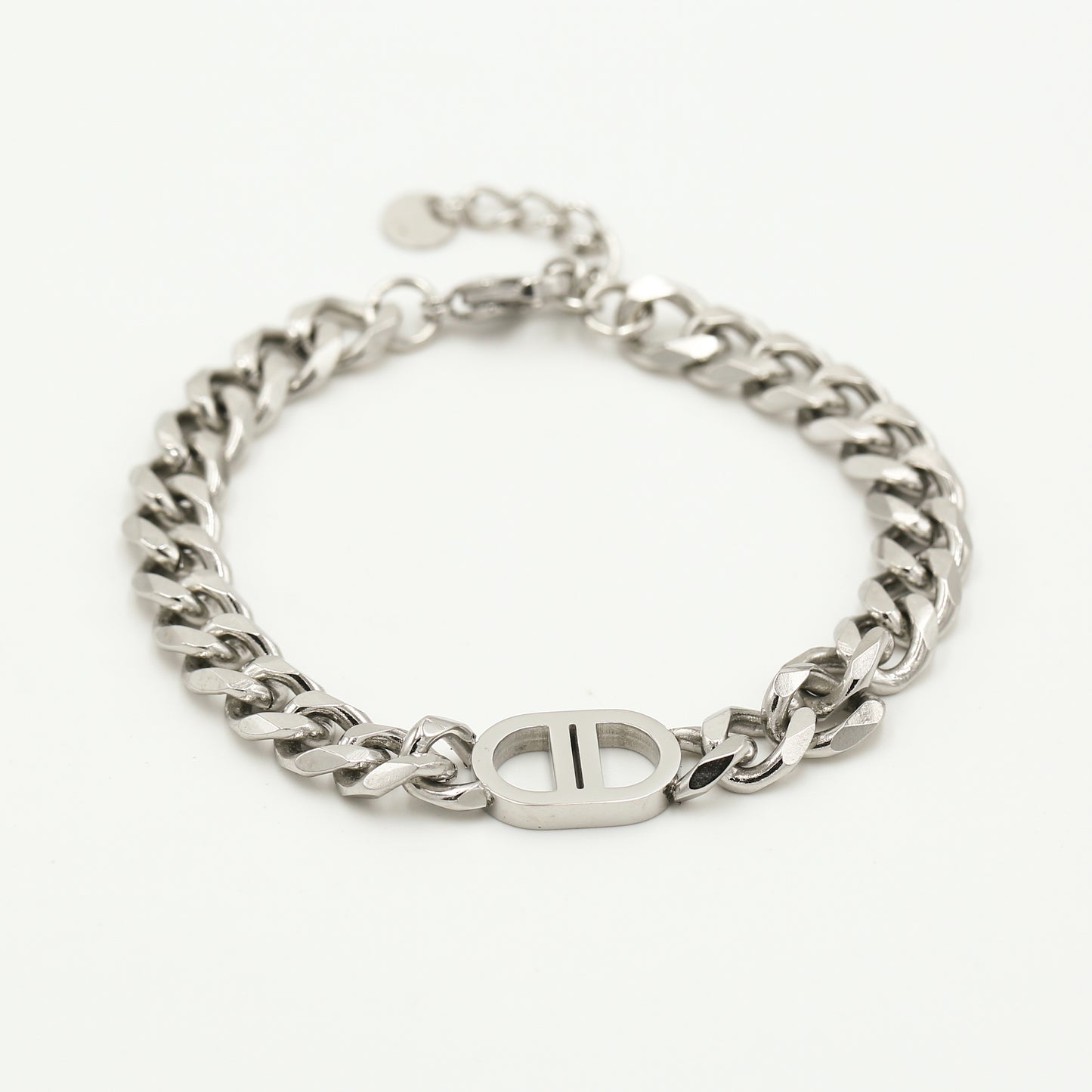 The Good Life Stainless Steel Yehwang Dames Armband - 16cm zilverkleurig