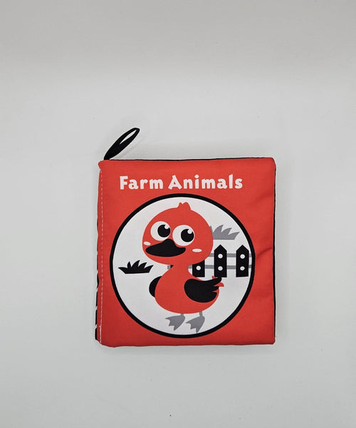Babyboekje Knisperboekje dieren van de kinderboerderij baby