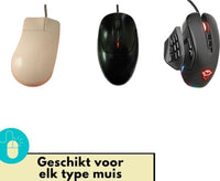 Ergonomische Muismat met polssteun zwart